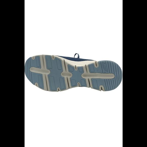 Skechers Arch Fit Lace-Up Sneakers Vivid Memory Navy - Medium - Picture 4 of 5